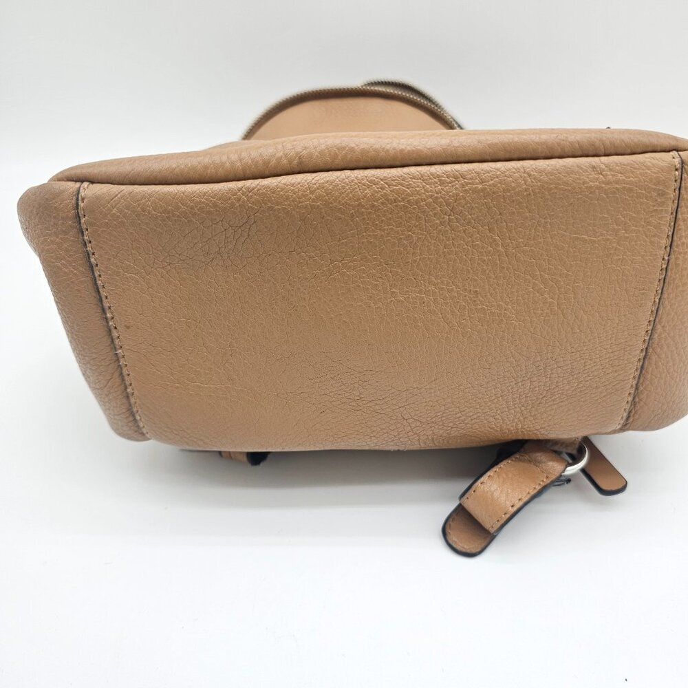 Calvin Klein Pebble Leather Small Backpack Tan – Repair Needed - Picture 12 of 16